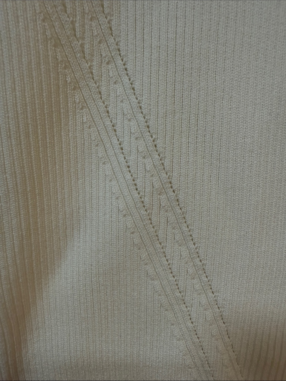 Zara Women’s White Knit Scoop Neck Short Sleeve Top - Picture 4 of 12